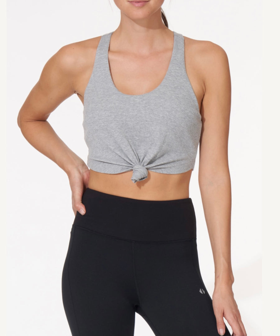Tied -up Sports Bra