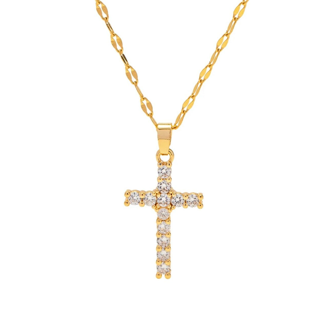 Sparkle Cross Necklace