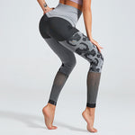 Load image into Gallery viewer, High Waist Seamless Camo Leggings