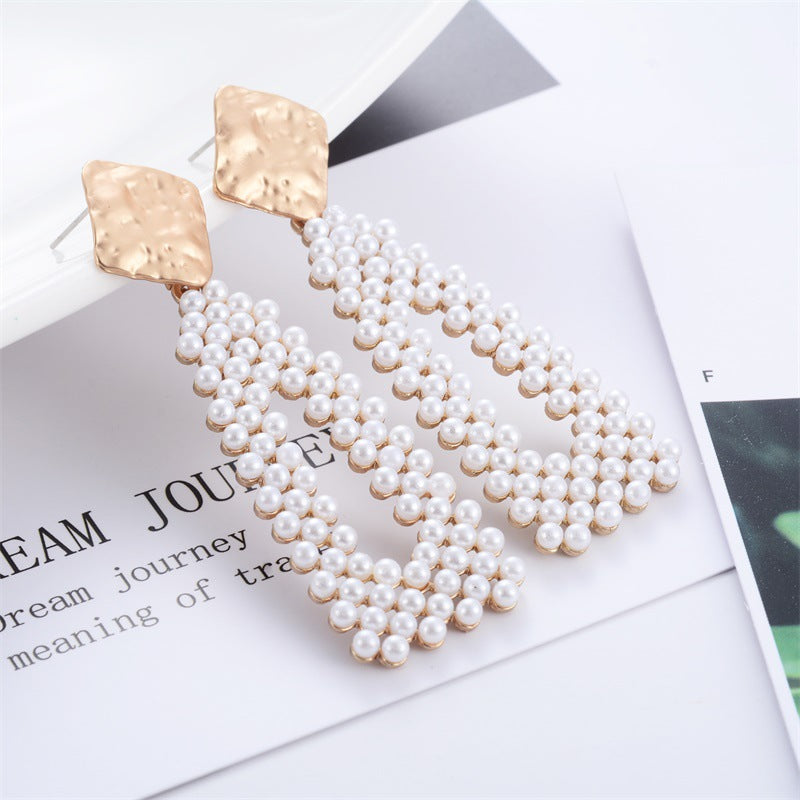 Drop Petite Pearl Earrings