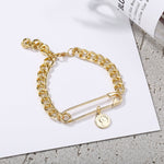 Load image into Gallery viewer, TREND ALERT - Safety Pin Clasp Bracelet