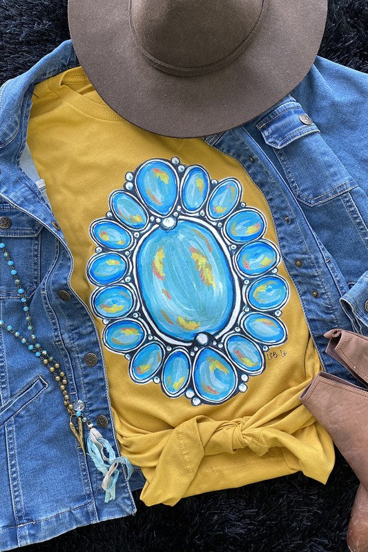 The Harley Turquoise Tshirt