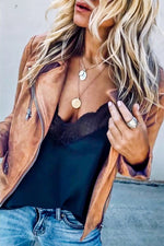 Load image into Gallery viewer, Soft Swede Zippered Jacket