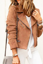 Load image into Gallery viewer, Soft Swede Zippered Jacket