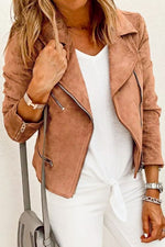 Load image into Gallery viewer, Soft Swede Zippered Jacket