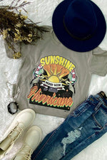 Load image into Gallery viewer, SUNSHINE MIXED WITH A LITTLE HURRICANE Tshirt