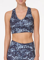 Load image into Gallery viewer, Storm Abstract Print Sports Bra