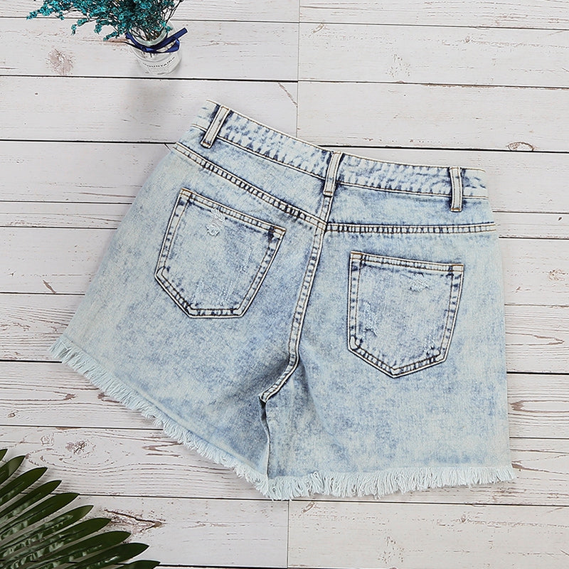 Denim Casual Shorts