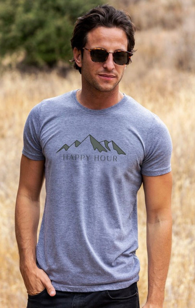 Men’s Mountain Happy Hour Tshirt
