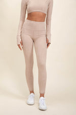 Load image into Gallery viewer, Sand stucco Textured Leggings
