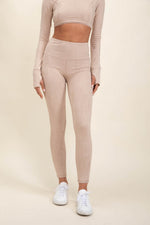 Load image into Gallery viewer, Sand stucco Textured Leggings