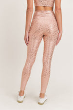 Load image into Gallery viewer, Leopard_Shimmer_Foil_Highwaist_Leggings