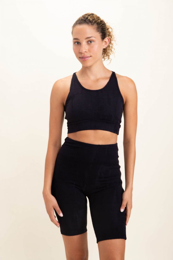 Textured Stucco Sports Bra