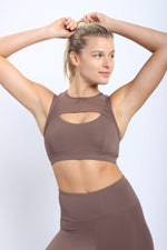Load image into Gallery viewer, Harness Mesh Hybrid Racerback Sports Bra