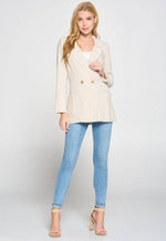 Load image into Gallery viewer, Striped Linen Blazer