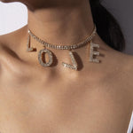 Load image into Gallery viewer, &quot;Love&quot; Letter Choker
