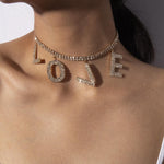 Load image into Gallery viewer, "Love" Letter Choker