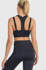 Load image into Gallery viewer, Harness Mesh Hybrid Racerback Sports Bra