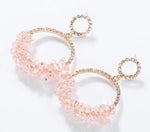 Load image into Gallery viewer, Crystal and Rhinestone Hoops