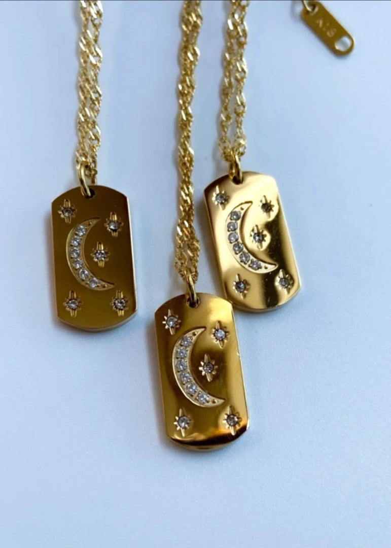 THE “STARBURST” NECKLACE. STAINLESS STEEL