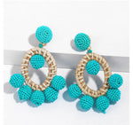 Load image into Gallery viewer, Bohemian Rice Bead Earrings