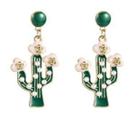 Load image into Gallery viewer, Pearl Cactus Earrings