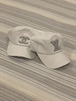 Load image into Gallery viewer, White Distressed Baseball hat