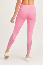 Load image into Gallery viewer, Highwaist Leggings with Floral Lace cutout