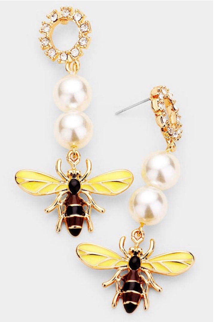 Gold Tone with Bee