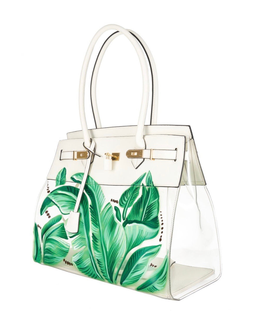 De Tropicale Hand Painted Beverly Hills Banana Leaf