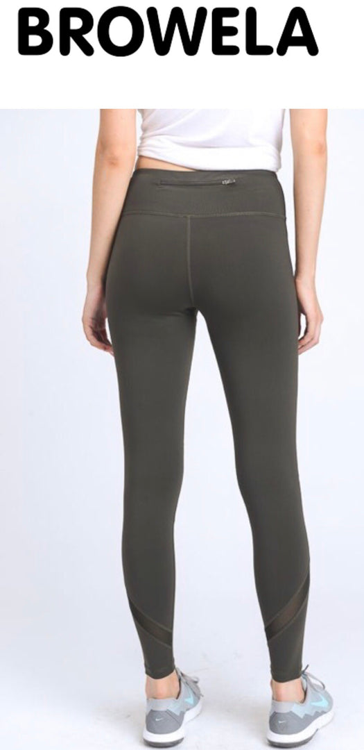 MB1225 Olive Leggings