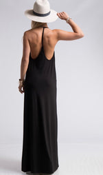 Load image into Gallery viewer, Strap Back Jersey Maxi Dress