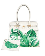 Load image into Gallery viewer, De Tropicale Hand Painted Beverly Hills Banana Leaf