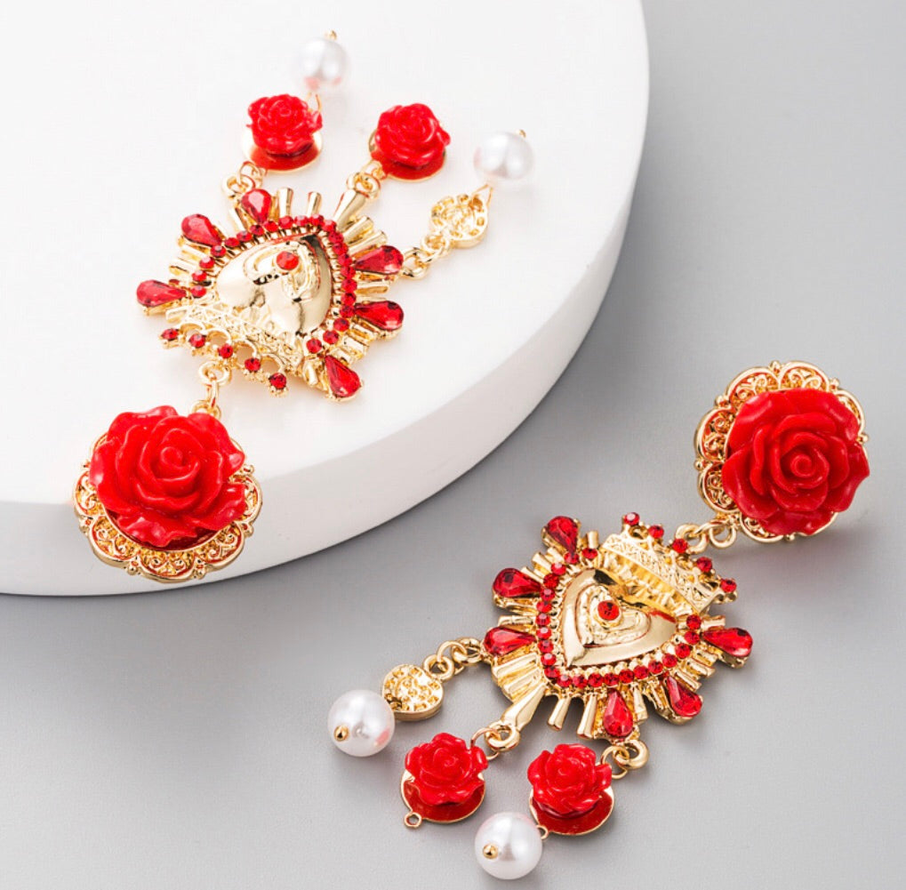 Denmark Monarchy Style Earrings