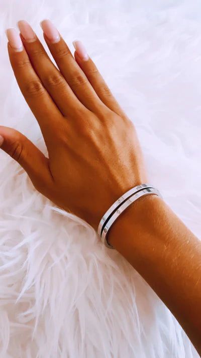 Silver Dainty Diamond Bracelet