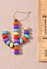 Load image into Gallery viewer, Cactus Stone earrings