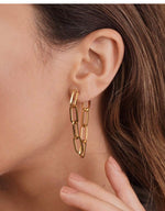 Load image into Gallery viewer, ELLIE VAIL - EVERLY DROP CHAIN EARRING