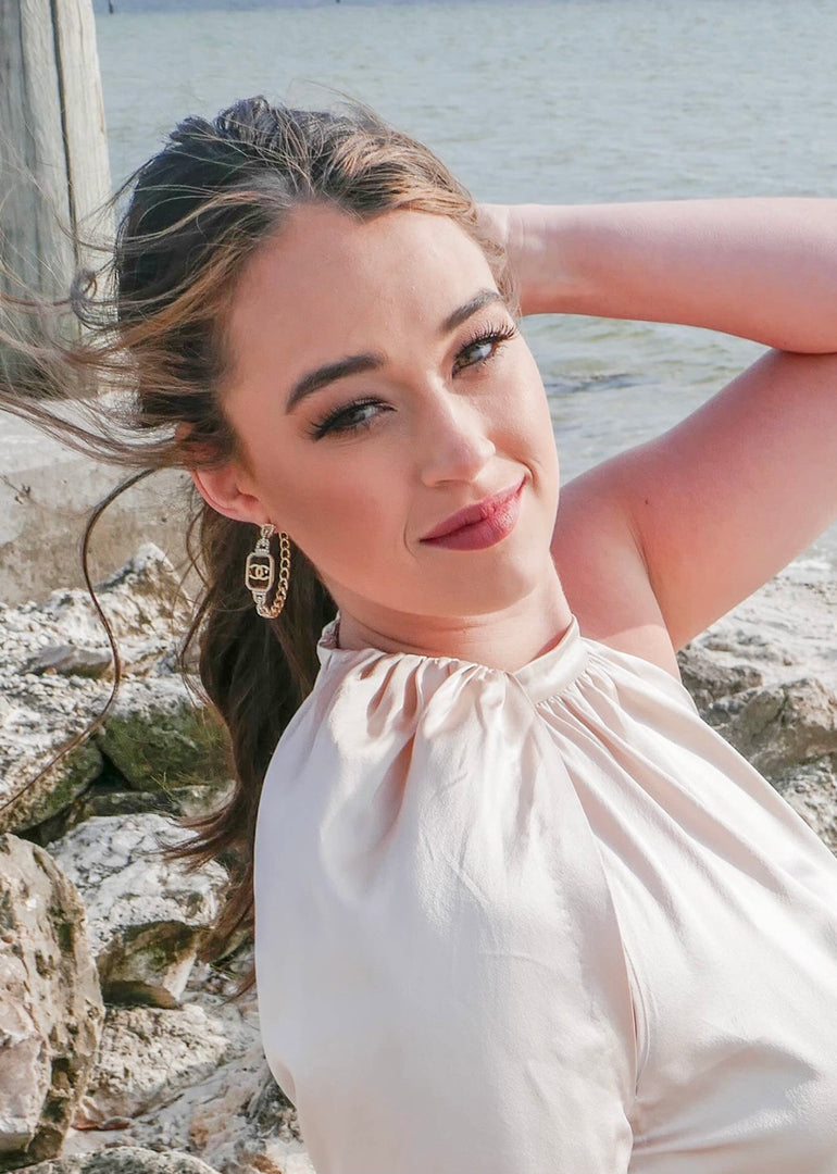 Gold Pearl Hoop Dupes