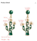 Load image into Gallery viewer, Pearl Cactus Earrings