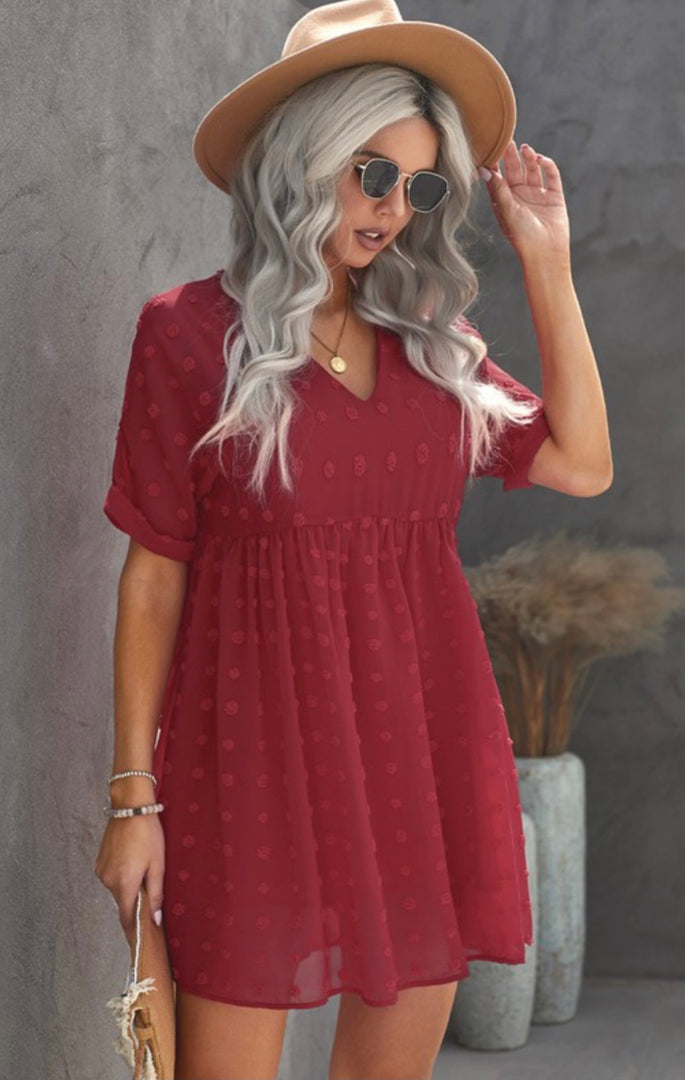 Babydoll Pom Dress