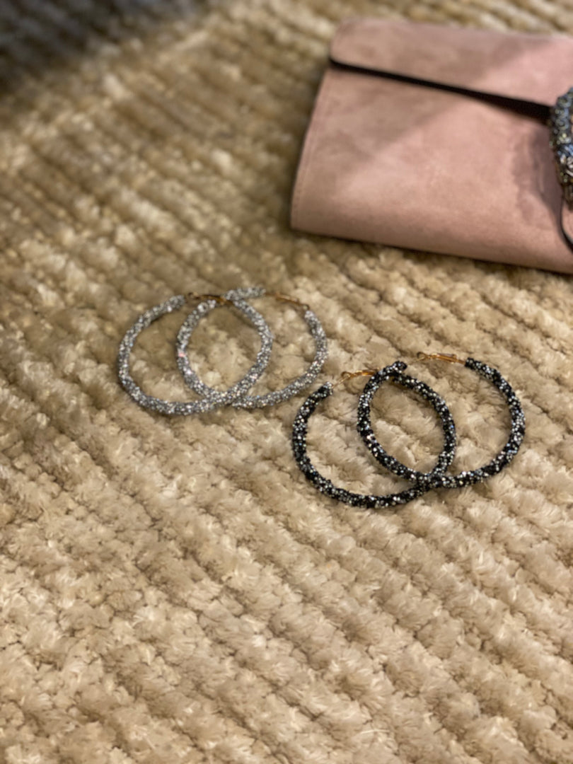 Glitter Hoop Bundle (2 Pair)