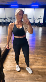 Load image into Gallery viewer, Textured Tactile Sports Crop Bra