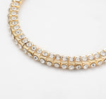 Load image into Gallery viewer, Rhinestone inlay 2in Hoops