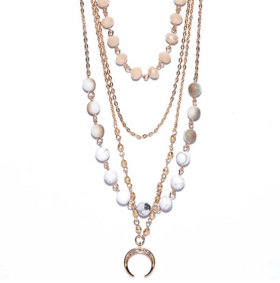 Over the Moon BoHo Layered Necklace