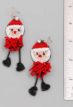 Load image into Gallery viewer, Santa Earrings