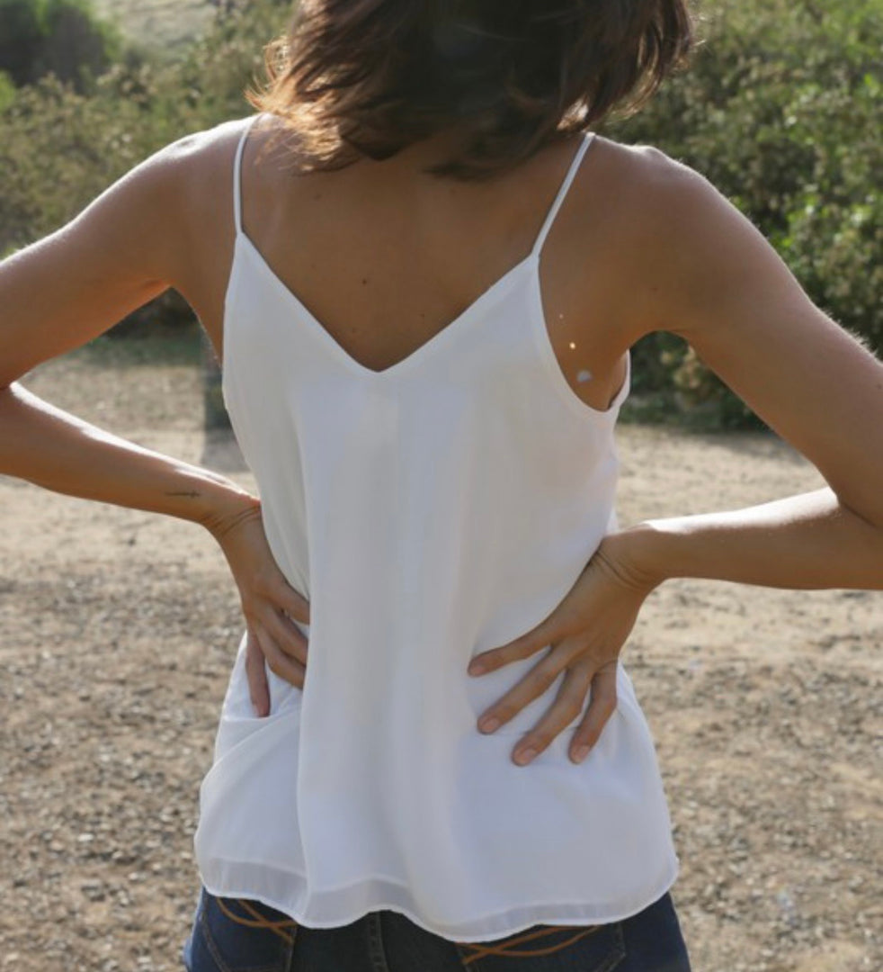 Embroidery Lace Tank