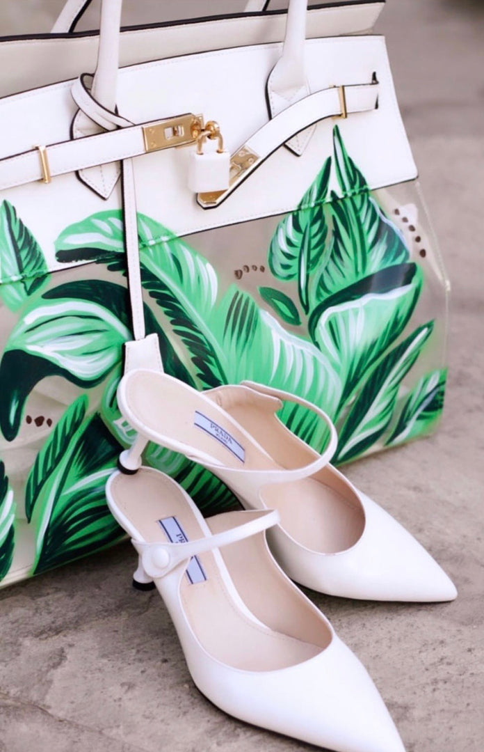 De Tropicale Hand Painted Beverly Hills Banana Leaf
