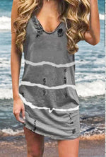 Load image into Gallery viewer, Distressed Dip-Dyed Mini Dress