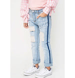 Load image into Gallery viewer, Hayden Girls Patchwork Jeans