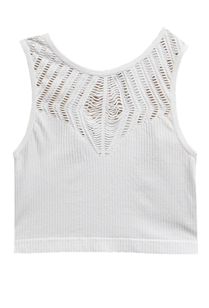 Crop Top with Cutout detail
